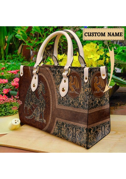 HTJB2329F73W Fly Dragon 3D Vintage Marka Tasarımcısı Çanta Klasik Trend Üst Kolu Eyer Çanta Rahat Açık Moda Omuz Çantası Kadın Için (Yurt Dışından) modelleri