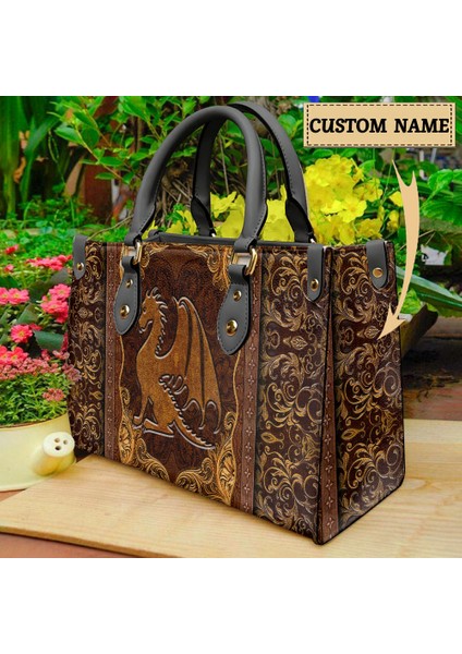 HTJB2329F73W Fly Dragon 3D Vintage Marka Tasarımcısı Çanta Klasik Trend Üst Kolu Eyer Çanta Rahat Açık Moda Omuz Çantası Kadın Için (Yurt Dışından) fırsatları