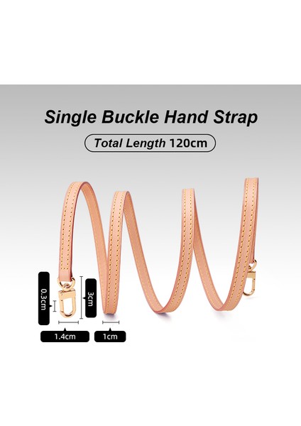 Tek Sapanlar 120 cm Wuta Lv Poşet Aksesuarları Çantalar Için 100% Hakiki Deri Çanta Askısı Çanta Ayarlanabilir Yedek Crossbody Omuz Askıları (Yurt Dışından)