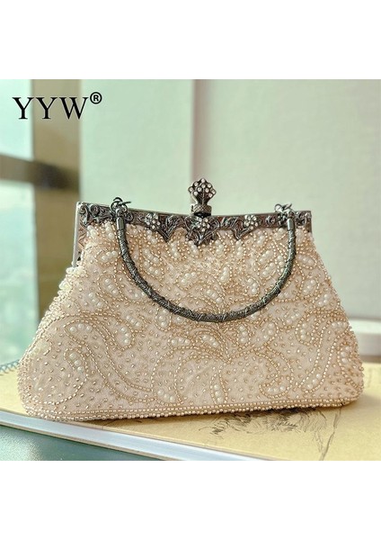 Mineral Mavi Вечерняя Сумка Yeni Vintage Boncuklu Gece Çantası Işlemeli Çanta Elmas Payetli Debriyaj El Çantası Gelin Çantası Boncuklu Kadın Çanta (Yurt Dışından) fiyatları
