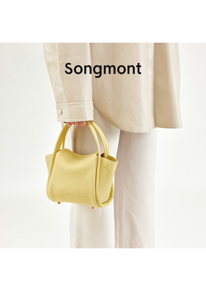 Poria Beyaz Songmont Dağı Mini Yuanbao Çanta, Mini Sebze Sepeti Serisi, Ilkbahar/yaz Tasarımcı El Mini Çanta (Yurt Dışından) indirimleri