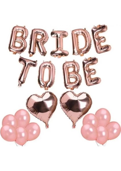 Bride To Be Folyo Balon Late x Balon Seti Bekarlığa Veda Balon Zincir Seti