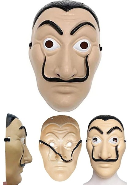 Karışık Maske Seti Vandetta Maskesi + Salvador Dali La Casa De Papel + Çığlık + Örümcek Adam 4'Lü fırsatları