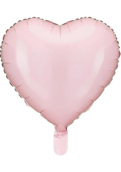 Krem Şampanya Pembe Saten Folyo Kalp Balon Seti 7 Parça Balon Zincir Set fiyatları