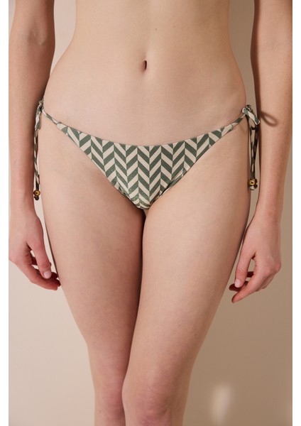 Bambu Simli Çok Renkli Bikini Altı