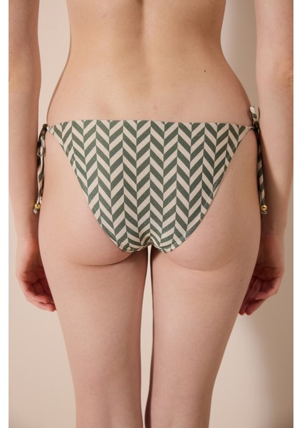 Bambu Simli Çok Renkli Bikini Altı