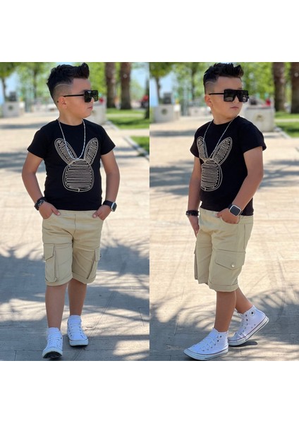 Erkek Çocuk Gabardin Şort T-Shirt fırsatları