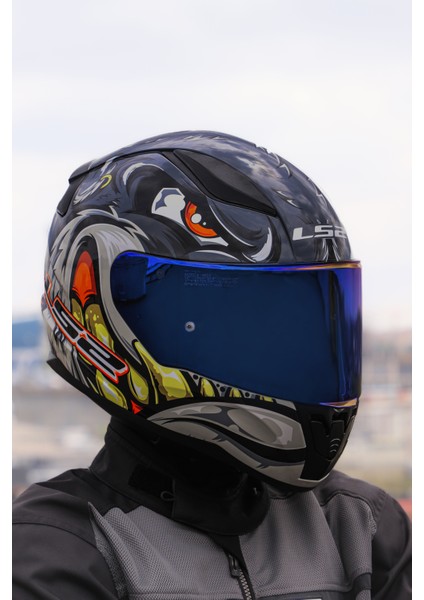 Rapıd 2 Spox Gri-Kırmızı Kask