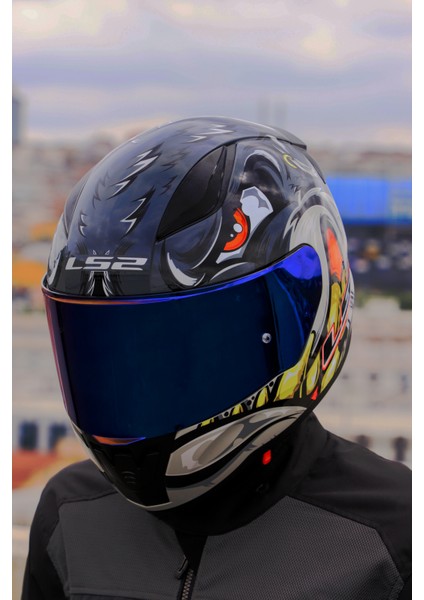 Rapıd 2 Spox Gri-Kırmızı Kask