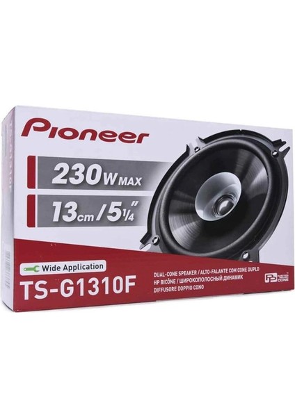 Pıoneer TS-G1310F * TS-G1315 13 cm Twetersiz 230 W Oto Hoparlör (2li Takım) (K246)