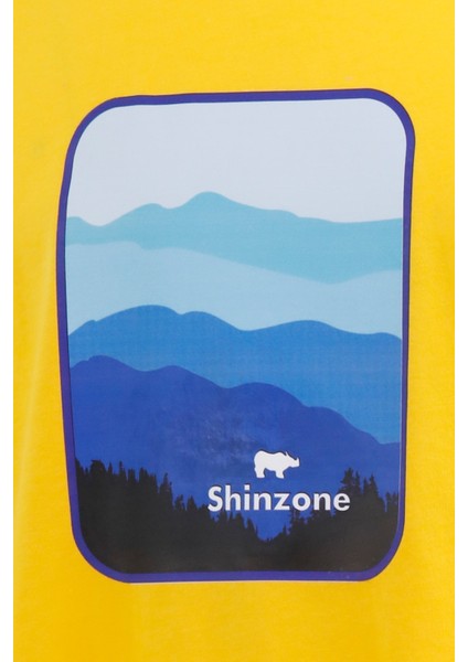 Erkek Yazlık Göğüs Baskılı Standart Fit Sarı Bordo 2'li Set T-Shirt fırsatları