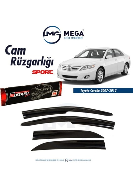 [brand] Toyota Corolla 2007-2012 Arası Mugen Tip Cam Rüzgarlık