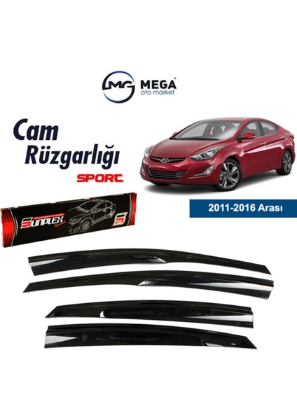 [brand] Hyundai Elantra 2011-2016 Arası Mugen Cam Rüzgarlık