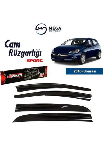 [brand] Opel Corsa E 2016- Sonrası Mugen Tip Cam Rüzgarlık