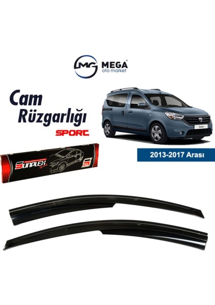 Dacia Dokker 2013- Sonrası Mugen Cam Rüzgarlık Sunplex Uyumlu