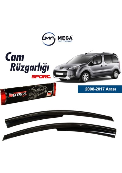 Peugeot Partner 2008-2017 Arası Mugen Cam Rüzgarlık