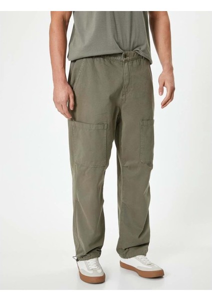 Erkek Giyim Pantolon - Koton - 4SAM40153HW - Yeşil - 44