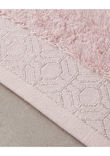 Rattan Pamuklu Yüz Havlusu Seti Pembe fırsatları