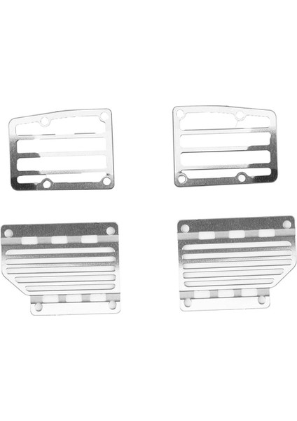 Metal Ön ve Arka Far Kapağı Lamba Koruma Xiaomi Suzuki Jimny 1/16 Rc Paletli Araba Yükseltme Parçaları, Gümüş (Yurt Dışından)