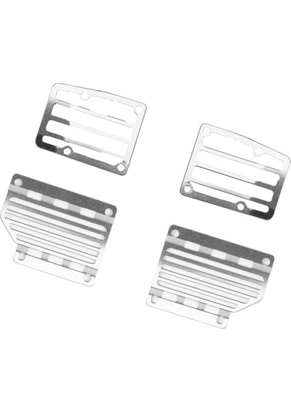 Metal Ön ve Arka Far Kapağı Lamba Koruma Xiaomi Suzuki Jimny 1/16 Rc Paletli Araba Yükseltme Parçaları, Gümüş (Yurt Dışından)
