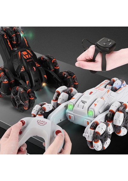 Rc Dublör Araba Beş Tekerlekli 2.4g Izle Hareket Kontrolü Tırmanma ve Sürüklenen Araba Doğum Günü Hediyesi Oyuncaklar Çocuklar Için-Gri (Yurt Dışından) fırsatları