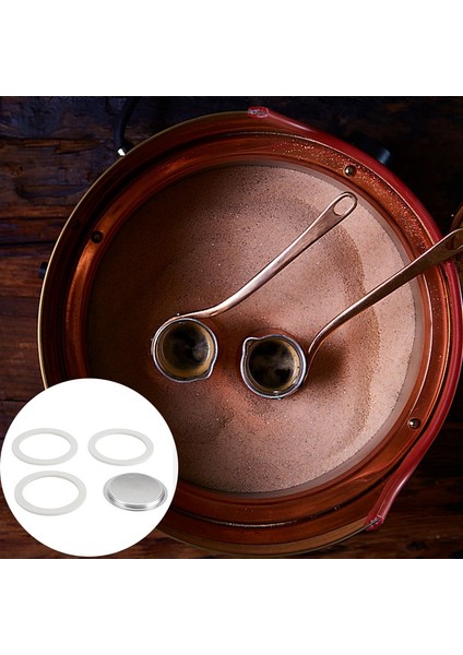 1 Bardak Moka / Break / Dama / Mini Express Espresso Makineleri Için 50ML Yedek Contalar ve Filtre (Yurt Dışından)