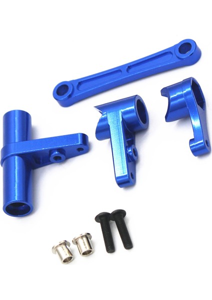 Wltoys 104009 12402-A Rc Araba Için Metal Direksiyon Bileşenleri Yükseltme Parçaları Aksesuarları, Mavi (Yurt Dışından) modelleri