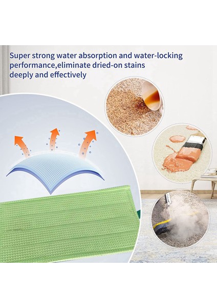 Vorwerk MF600 SP600, SPB100 ve Sp7 Sert Zemin Temizleme Mop Bezi Pedleri Için 5'li Paket (Yurt Dışından)