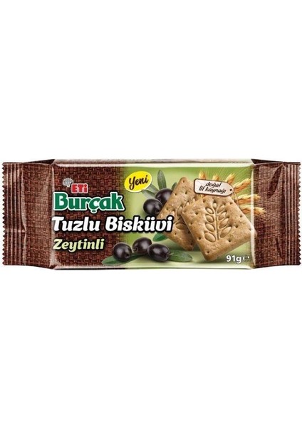 Burçak Tuzlu Zeytinli Bisküvi 91 Gr. fiyatları