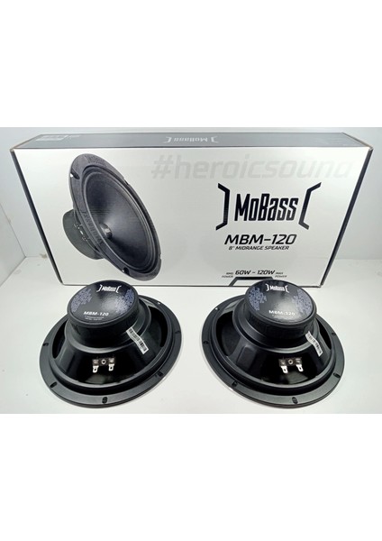 20CM Midrange – Mobass MBM-120 Midrange - Demir Kapaklı