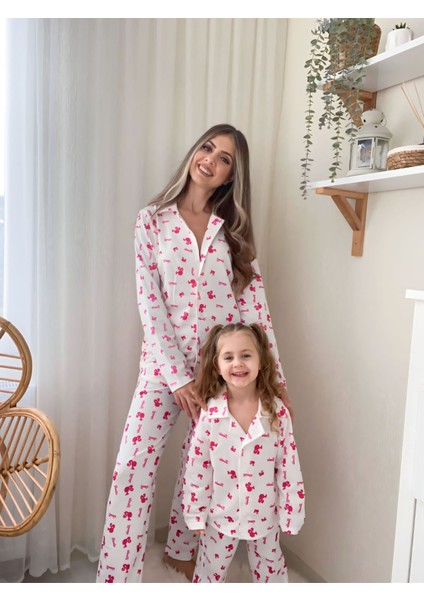 Anne Çocuk Pijama Takımı (Fiyat Tek Ürün Için Geçerlidir)