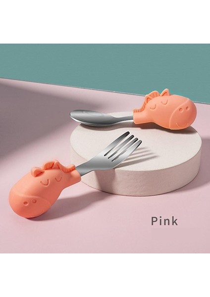 Bebek Yeme Kısa Saplı Çocuk Paslanmaz Çelik Çatal Kaşık (Yurt Dışından) fiyatları
