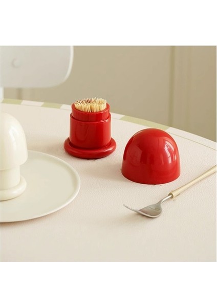 Sulhul Iskandinav Plastik Kürdan Kutusu Sevimli Kürdan Kavanoz Şekilli Kürdan Tutucu Depolama Tüp Ev Dekor Süsler-B (Yurt Dışından)