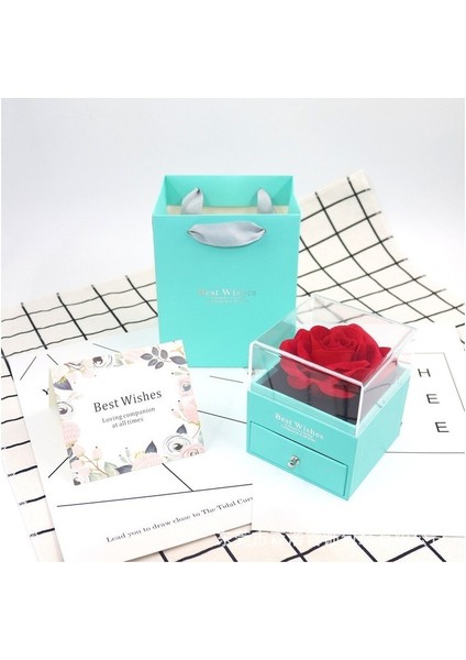 Marco Gül Mücevher Kutusu Yüzük Kolye Kutusu (Yurt Dışından)