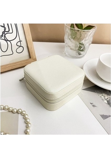 Takı Saklama Kutusu Taşınabilir Küpe Küpe El Takı Kolye Yüzük Küçük Zarif Mini Yeni Mücevher Kutusu (Yurt Dışından)