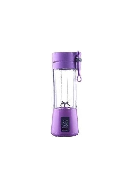 Taşınabilir Blender USB Mikser Elektrik Sıkacağı Makinesi Smoothie Blender Mini Gıda Işlemcisi Kişisel Limon Sıkacağı Portakal Sıkacağı (Mor) (Yurt Dışından)