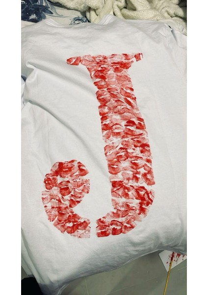 Kiss Design J Harfi Oversize T-Shirt