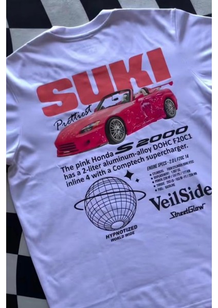 Honda&nissan Baskılı T-Shirt