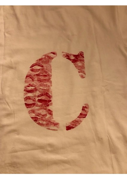 Kiss Design C Harfi Oversize T-Shirt