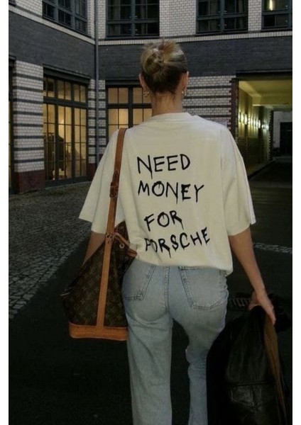 Need Money For Porsche Detail Oversize T-Shirt indirimleri