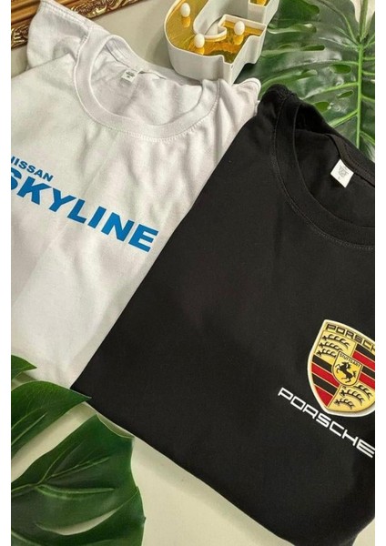Nissan&Posche Baskılı T-Shirt fiyatları