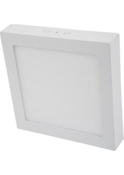 LED PANEL 12W SIVA ÜSTÜ (Beyaz Işık) Kare 6500K/1080 LÜMEN