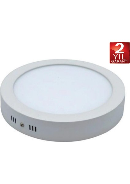 LED PANEL 18W SIVA ÜSTÜ (Beyaz Işık) Yuvarlak 6500K/1980 LÜMEN