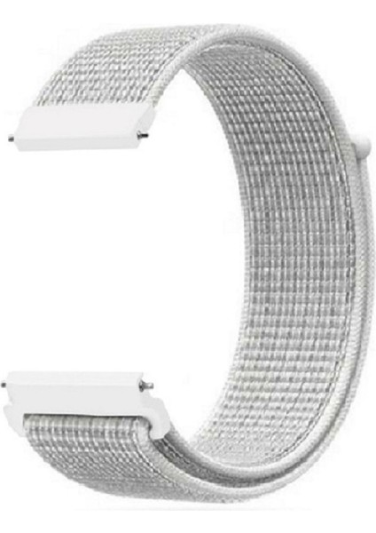 Samsung Galaxy Watch 42MM ile Uyumlu Kordon Cırt Cırtlı Spor Kumaş Kayış fiyatları