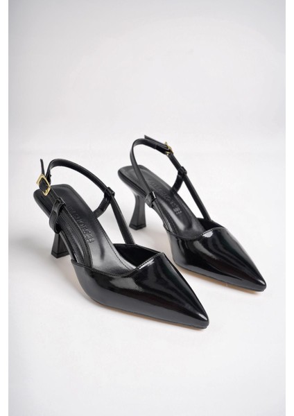 Zendaya Garantili Sivri Burun Yanları Açık Kadın Klasik Topuklu Ayakkabı indirimleri