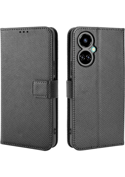 Tecno Camon 19 Kart Tutucu Kickstand Manyetik Cüzdan Kapağı Için Kılıf (Yurt Dışından)