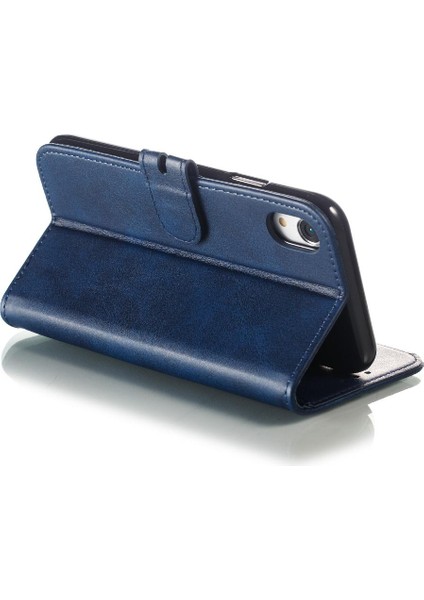 Iphone Xr Tüm Yuvarlak Koruma Manyetik Kapatma Kickstand Için Cüzdan Kılıf (Yurt Dışından)