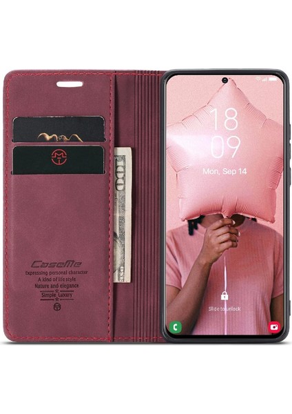 Samsung Galaxy S21 Artı Kılıf Kart Yuvası Için Flip Case Kickstand Flip Folio (Yurt Dışından) modelleri