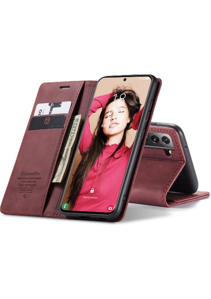 Samsung Galaxy S21 Fe Flip Case Için Folio Kitap Vintage Pu Deri (Yurt Dışından) fiyatları