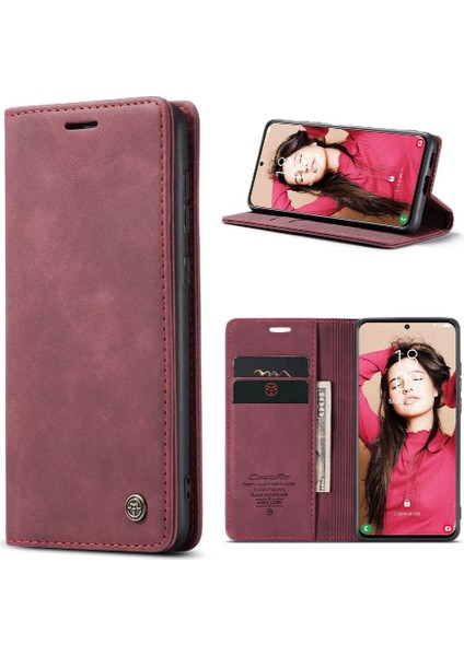 Samsung Galaxy S21 Fe Flip Case Için Folio Kitap Vintage Pu Deri (Yurt Dışından) fırsatları